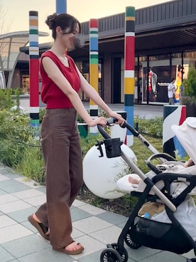 「studio CLIP（スタディオクリップ）のアイテム」を使った、non.さん（レディース・170cm）の夏コーディネート