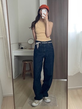 「アイテム（タンクトップ）」を使った、non.さん（レディース・170cm・20代）の夏コーディネート