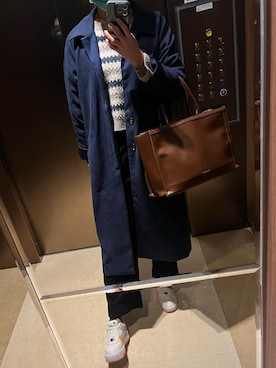 「MEIER.Q（マイヤーキュー）のアイテム（ジャケット/アウター）」を使った、ArTuRiaさん（レディース・167cm）の春コーディネート