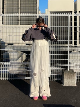 ひなたさん（レディース・161cm）の冬コーディネート