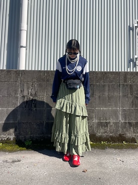 ひなたさん（レディース・161cm）の春コーディネート