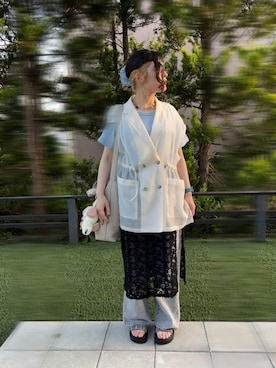 tsuuuubame.さん(レディース・160cm)の夏コーディネート