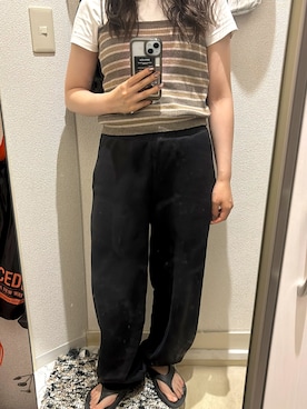 「duei（デュイ）のアイテム」を使った、minamiさん（レディース・155cm）の夏コーディネート