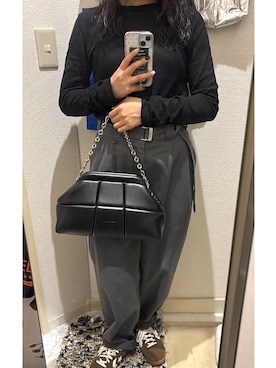 「ADD CULUMN（アドカラム）のアイテム」を使った、minamiさん（レディース・155cm）の春コーディネート