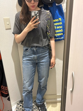 「SANSeLF（サンセルフ）のアイテム」を使った、minamiさん（レディース・155cm）の夏コーディネート