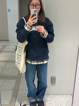 「SALOMON（サロモン）のアイテム」を使った、minamiさん（レディース・155cm）の冬コーディネート