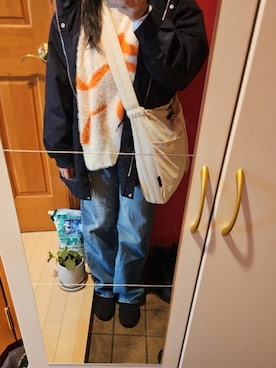 「アイテム（スリッポン）」を使った、梨のみたるとさん（レディース・150cm）の秋コーディネート