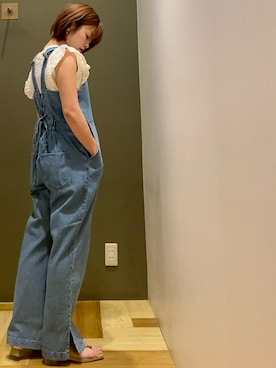 「Sugar spoon（シュガースプーン）のアイテム」を使った、moun3さん（レディース・151cm）の夏コーディネート