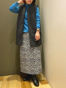 「ELENCARE DUE（エレンカーレデュエ）のアイテム」を使った、moun3さん（レディース・151cm）の冬コーディネート