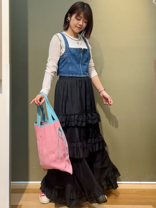 ビビィ　bibiy デニムビスチェ　【新品 未使用】タグ付き デニムビスチェ – WEGO ONLINE STORE