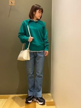 「Legato Largo（レガートラルゴ）のアイテム」を使った、moun3さん（レディース・151cm）の冬コーディネート