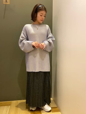 「Petit fleur（プチフルール）のアイテム」を使った、moun3さん（レディース・151cm）の冬コーディネート