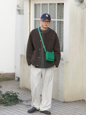 「SENSE OF PLACE by URBAN RESEARCH（センスオブプレイスバイアーバンリサーチ）のアイテム（ブルゾン）」を使った、kengoさん（メンズ・180cm）の冬コーディネート