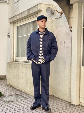 「SENSE OF PLACE by URBAN RESEARCH（センスオブプレイスバイアーバンリサーチ）のアイテム（ブルゾン）」を使った、kengoさん（メンズ・180cm）の冬コーディネート