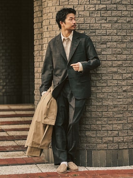 「417 EDIFICE（フォーワンセブンエディフィス）のアイテム」を使った、tetsuyaさん（メンズ・178cm）の冬コーディネート