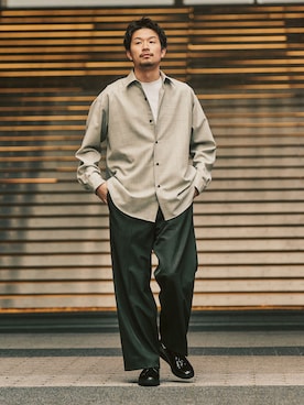 「417 EDIFICE（フォーワンセブンエディフィス）のアイテム」を使った、tetsuyaさん（メンズ・178cm）の冬コーディネート