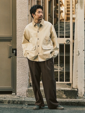 「417 EDIFICE（フォーワンセブンエディフィス）のアイテム」を使った、tetsuyaさん（メンズ・178cm）の冬コーディネート