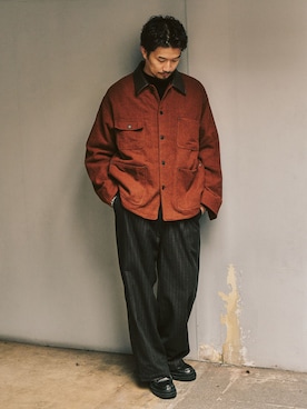 「417 EDIFICE（フォーワンセブンエディフィス）のアイテム」を使った、tetsuyaさん（メンズ・178cm）の冬コーディネート