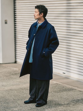 「417 EDIFICE（フォーワンセブンエディフィス）のアイテム」を使った、tetsuyaさん（メンズ・178cm）の冬コーディネート