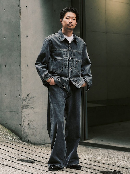 417 EDIFICE Online Storetetsuyaさんのデニムジャケットを使った