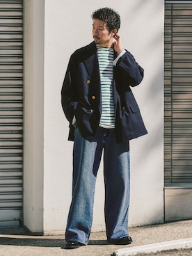 「417 EDIFICE（フォーワンセブンエディフィス）のアイテム」を使った、tetsuyaさん（メンズ・178cm）の春コーディネート