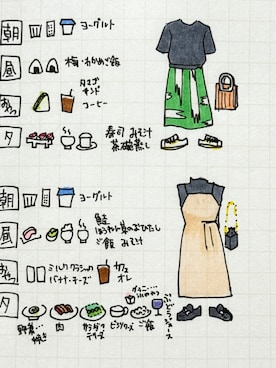 「アイテム（雑貨/ホビー）」を使った、ミチャロフさん（レディース・162cm）の夏コーディネート