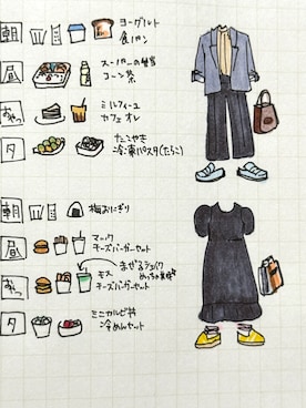 「MARNI MARKET（マルニマーケット）のアイテム（バッグ）」を使った、ミチャロフさん（レディース・162cm）の夏コーディネート
