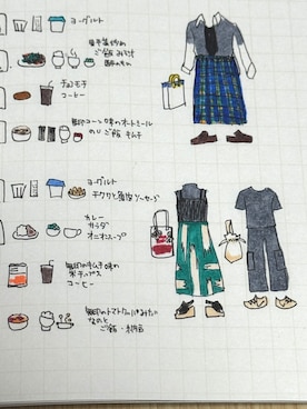 「アイテム（トートバッグ）」を使った、ミチャロフさん（レディース・162cm）の夏コーディネート