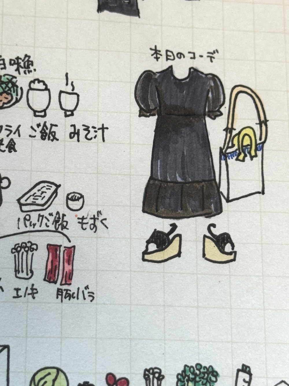 「DouDouのアイテム（ワンピース、ブラック系）」を使った、ミチャロフさん（レディース・162cm）の夏コーディネートの1枚目の写真