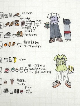 「AS as know as（エーエス アズノウアズ）のアイテム」を使った、ミチャロフさん（レディース・162cm）の夏コーディネート