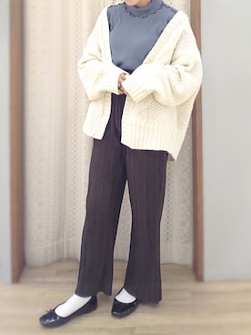 「earth music&ecology（アースミュージックアンドエコロジー）のアイテム」を使った、xxka01さん（レディース・148cm）の秋コーディネート