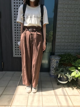 「FUN.TRINITY（ファン トリニティー）のアイテム」を使った、るん☆さん（レディース・153cm）の夏コーディネート