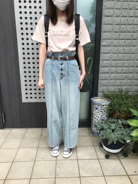 「FUN.TRINITY（ファン トリニティー）のアイテム」を使った、るん☆さん（レディース・153cm）の夏コーディネート