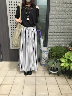 「FUN.TRINITY（ファン トリニティー）のアイテム」を使った、るん☆さん（レディース・153cm）の夏コーディネート