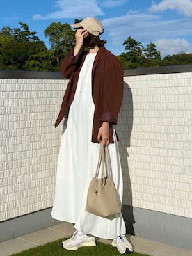 「BLACK BY MOUSSY（ブラックバイマウジー）のアイテム（ジャケット/アウター）」を使った、chiharu__hondaさん（レディース・163cm）の秋コーディネート