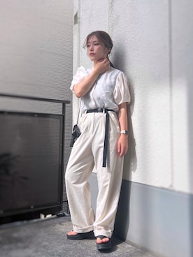 「MOUSSY（マウジー）のアイテム」を使った、がじゅめさん（レディース・151cm）の秋コーディネート