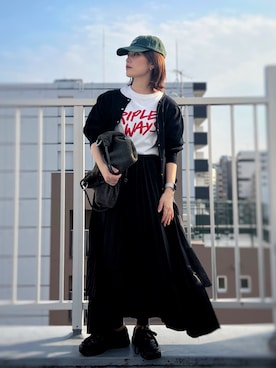 「ROPE' PICNIC（ロペピクニック）のアイテム」を使った、がじゅめさん（レディース・152cm）の春コーディネート