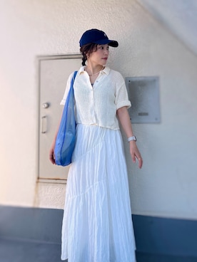 「ASICS（アシックス）のアイテム」を使った、がじゅめさん（レディース・151cm）の夏コーディネート