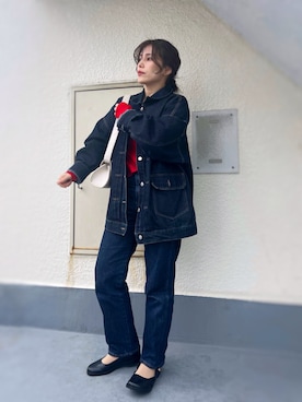 「Kastane（カスタネ）のアイテム（パンツ）」を使った、がじゅめさん（レディース・151cm）の春コーディネート