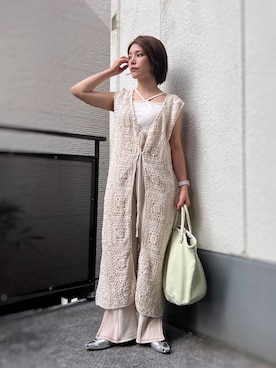 「アイテム（タンクトップ）」を使った、がじゅめさん（レディース・151cm）の秋コーディネート