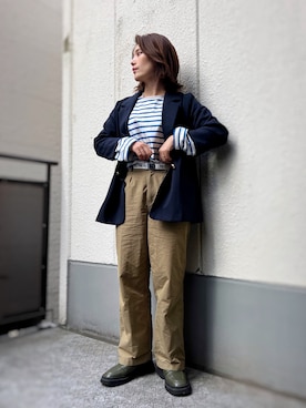 「Honeys（ハニーズ）のアイテム」を使った、がじゅめさん（レディース・152cm）の春コーディネート