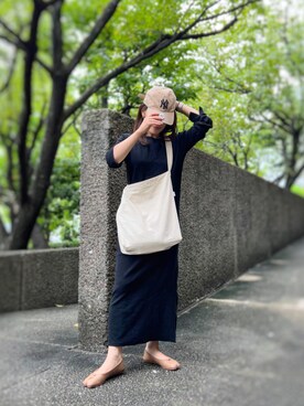 「47（フォーティセブン）の47 Yankees 47 MVP MVP17WBV（キャップ）」を使った、がじゅめさん（レディース・151cm）の秋コーディネート