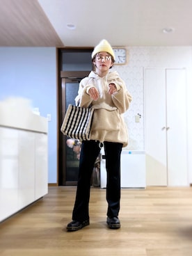 「Ray BEAMS（レイビームス）のアイテム」を使った、がじゅめさん（骨格ウェーブ・レディース・151cm）の秋コーディネート