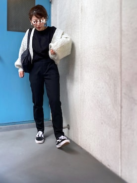 「THE NORTH FACE（ザノースフェイス）のGLAM HIP BAG（ボディバッグ/ウエストポーチ）」を使った、がじゅめさん（レディース・151cm）の秋コーディネート