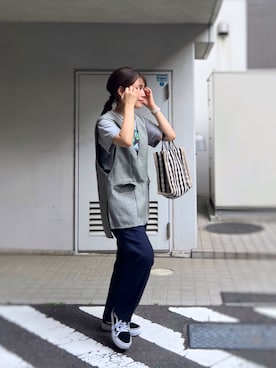 「Handmade（ハンドメイド）のアイテム」を使った、がじゅめさん（骨格ウェーブ・レディース・151cm）の秋コーディネート