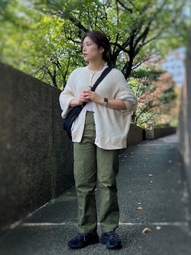 「chuclla（チュクラ）のアイテム」を使った、がじゅめさん（レディース・151cm）の春コーディネート