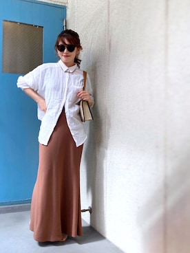 「OMNES Another Edition（オムネス アナザーエディション）のアイテム」を使った、がじゅめさん（レディース・151cm）の秋コーディネート