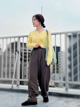 「アイテム（タンクトップ）」を使った、がじゅめさん（レディース・151cm）の夏コーディネート