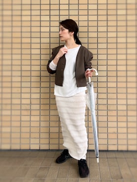 「アイテム（セットアップ）」を使った、がじゅめさん（レディース・151cm）の秋コーディネート