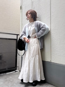 「Handmade（ハンドメイド）のアイテム」を使った、がじゅめさん（レディース・151cm）の春コーディネート